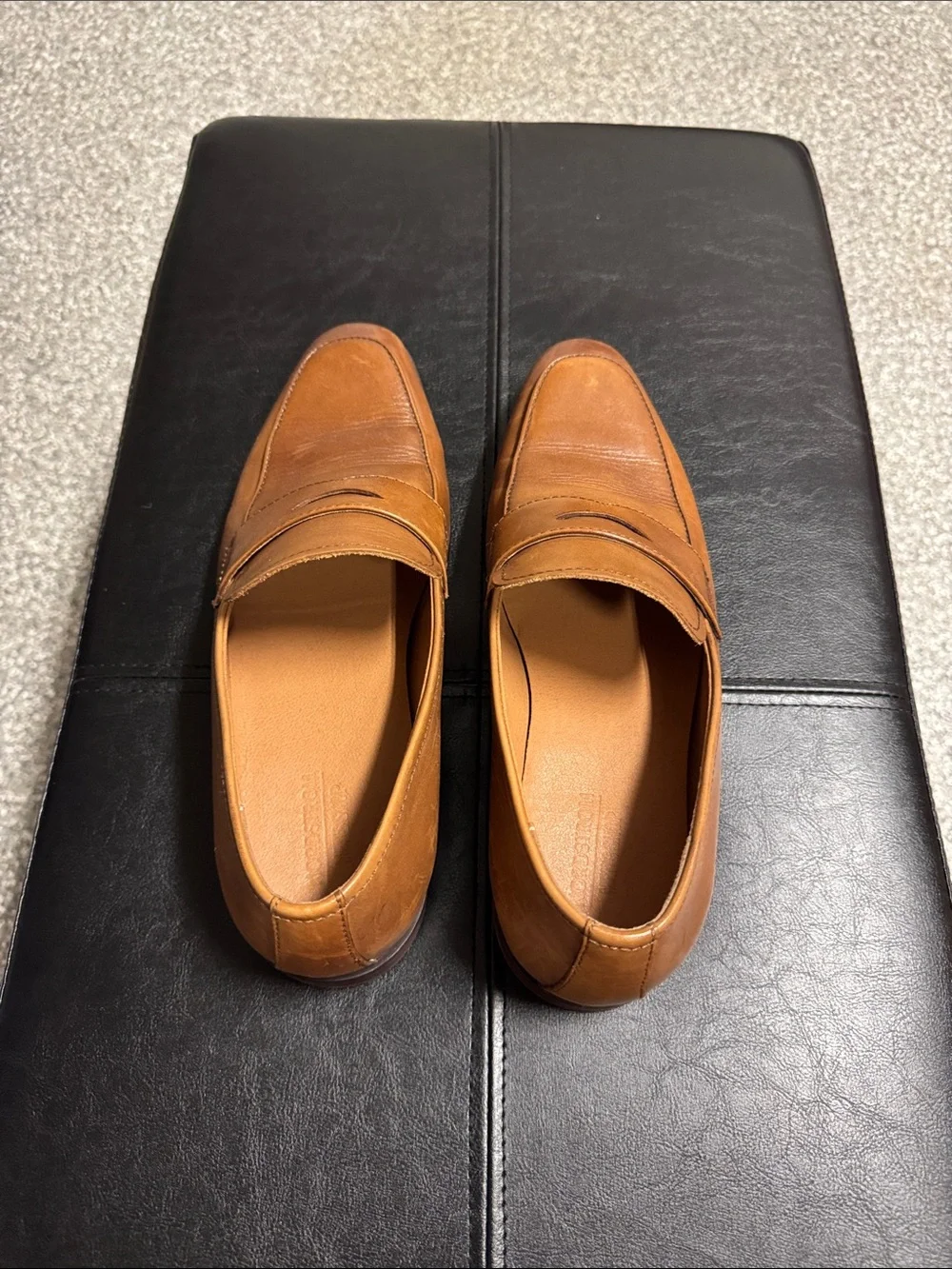Nordstrom’s Men's Tan Leather Penny Loafers